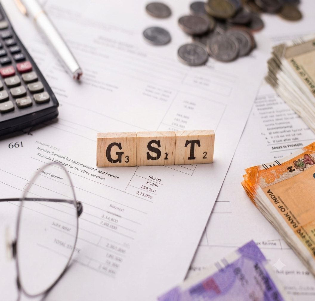 Chartered accountant preparing GST returns and compliance documents